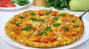 Кабачковая пицца — рецепт, который взорвал интернет! 🥒🍕