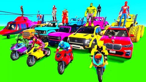 Мультики про мотоциклы и машинки. Супер гонки на велосипедах мотоциклах и машинах Мультики для детей