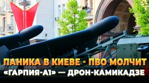 Паника в Киеве - ПВО молчит - "Гарпия А1" - Дрон Камикадзе