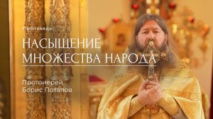 Насыщение множества народа. Протоиерей Борис Потапов (03.08.2025)