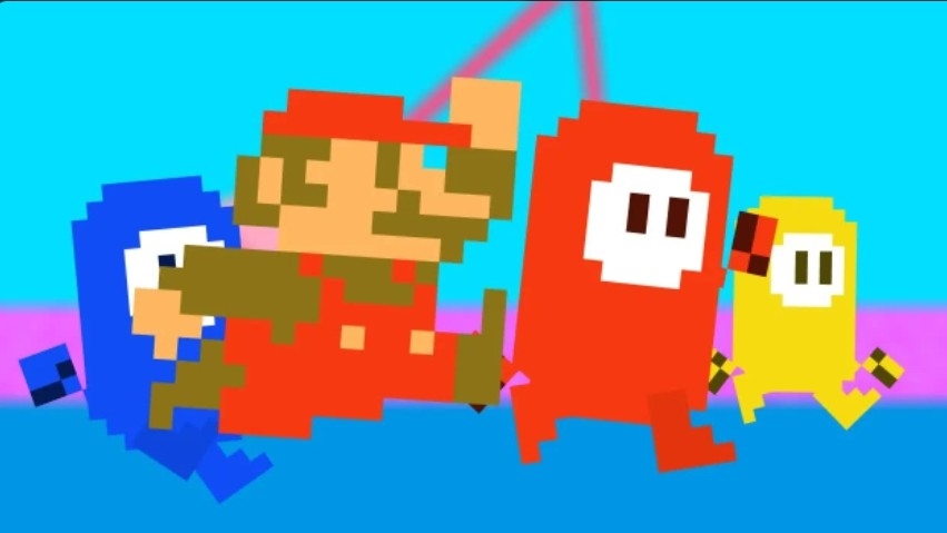 Super Mario против Fall Guys / МАРИО путешествует смотреть онлайн