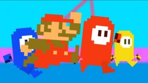 Super Mario против Fall Guys / МАРИО путешествует