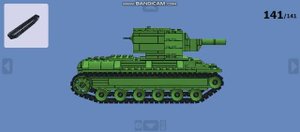 Танк КВ-2 из ЛЕГО (Инструкция по сборке)