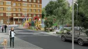 Дворы новостроек || ЖК "Орбит". СК Высота || Нижегородский р-н, ул. 2 Оранжерейная, 2 || Август 2025