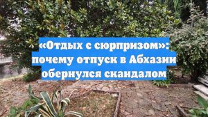 «Отдых с сюрпризом»: почему отпуск в Абхазии обернулся скандалом