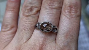 Натуральные камни  - кольца