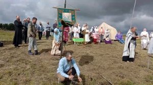 Освящение воды для крещения  13 07 2025