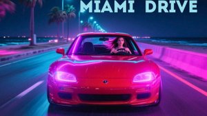 Back to Ocean Drive 1988 // Sunset Outrun / Retrowave Journey / Chillwave