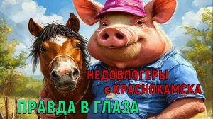НЕДОБЛОГЕРЫ С КРАСНОКАМСКА. ПРАВДА В ГЛАЗА.