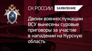 Еще двоим военнослужащим ВСУ вынесены суровые приговоры за участие в нападении на Курскую область