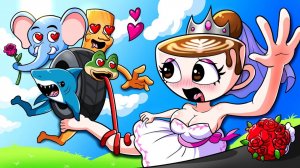 Что случилось?! Помоги невесте Капуччине попасть на свадьбу вовремя! 👰⏰ | Анимация Sprunki