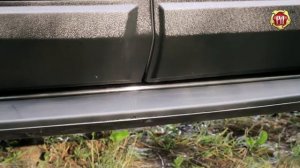 Расширители колесных арок с молдингами на двери Nissan Terrano 2014-н.в. (russ-artel.ru)