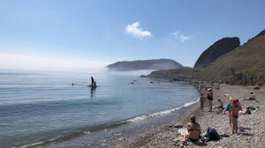По Крыму пешком по "голым" пляжам и в облако на пляже Орджоникидзе