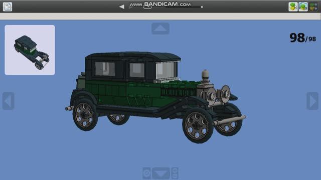 Автомобиль Cadillac 341a из ЛЕГО (инструкция по сборке) смотреть онлайн