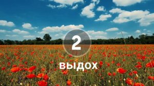 вдох выдох 1 лечебно успокаивающее дыхание-