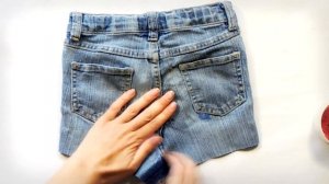 Как сшить юбку из старых джинсов