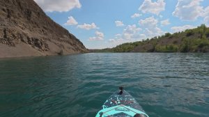 Лучшее место для купания в Каменском районе! Чудесный длинный каньон! Плаваем на SupBoard.