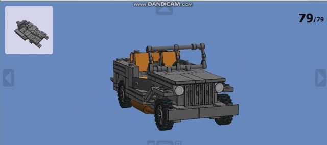 Автомобиль Виллис из ЛЕГО (инструкция по сборке) смотреть онлайн