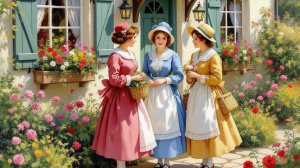 Цветочная рамка: клумбы под окнами🌸