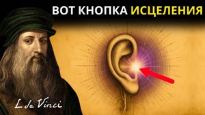 Вы знаете о СЕКРЕТНОЙ КНОПКЕ за ВАШИМ УХОМ, способной ПРОБУДИТЬ САМОИЗЛЕЧЕНИЕ. ✅Леонардо да Винчи