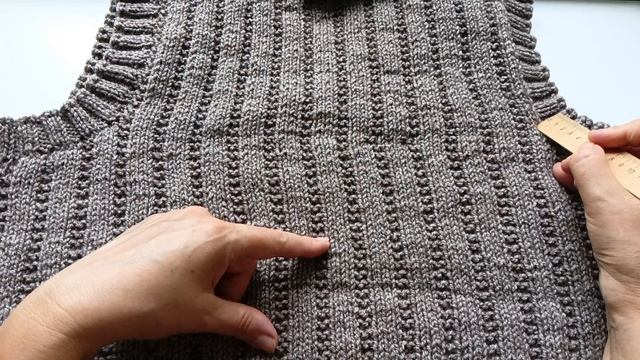 Описание вязания мужского жилета. смотреть онлайн