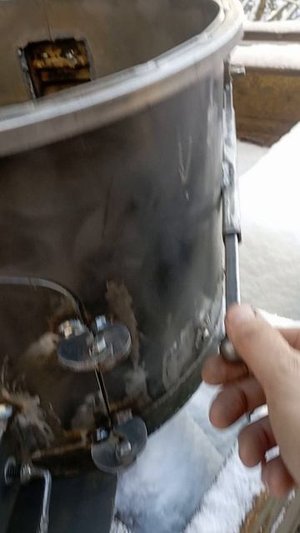 Печь для казана. Работа заслонок.