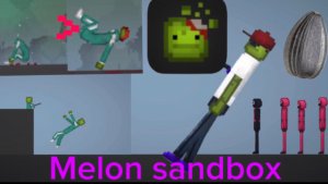 Это melon sandbox? И игра в кальмара прямо тут! Первый раз