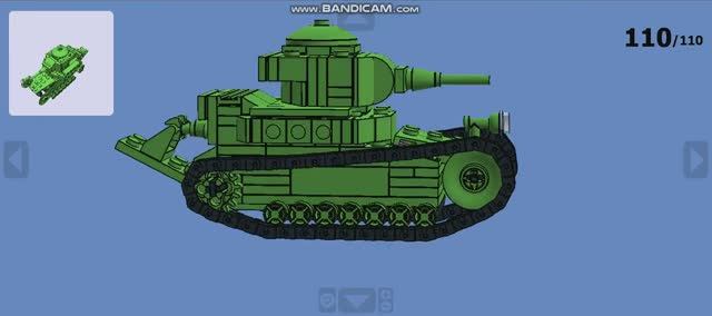 Танк МС-1 из ЛЕГО (инструкция по сборке) смотреть онлайн
