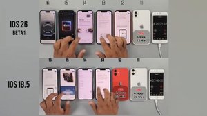 iPhone 16 vs 15 vs 14 vs 13 vs 12 vs 11 - iOS 26 BETA vs iOS 18.5 Battery Life Test
