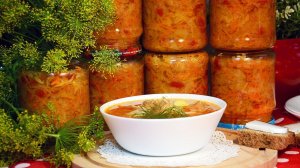 Щи в банки на зиму — хранится долго, готовится легко