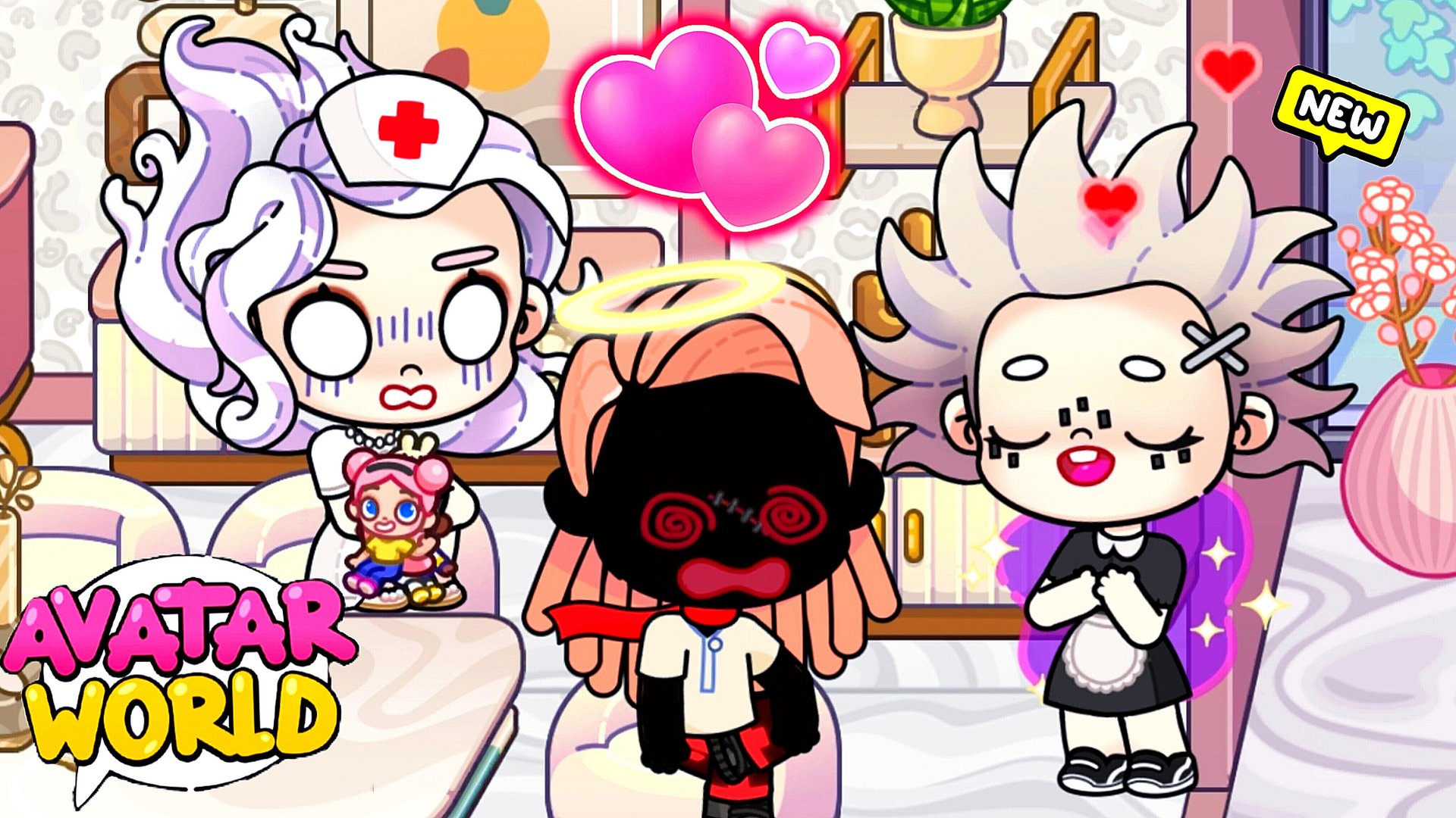 ПРИЗРАК 👻 ЗЮЗЯ ВЛЮБИЛАСЬ В ЗЛОГО ПРИЗРАКА ♥️AVATAR WORLD ЛЮБОВЬ♥️ смотреть онлайн