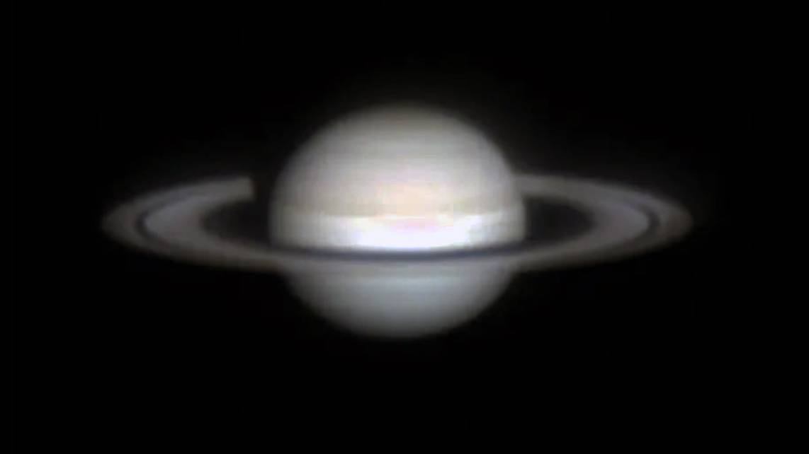 Планета Сатурн в телескоп