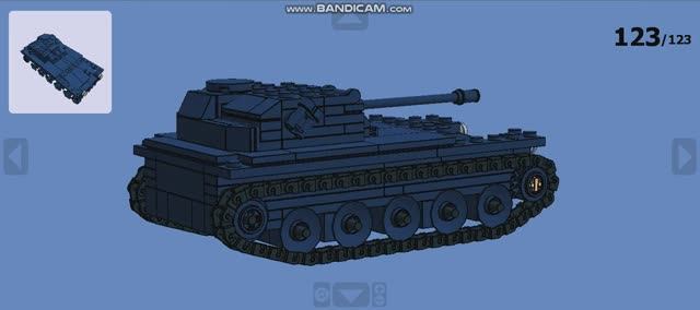 Танк AMX ELC bis из ЛЕГО (инструкция по сборке) смотреть онлайн