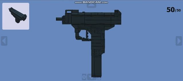 Пистолет пулемет UZI из ЛЕГО (инструкция по сборке) смотреть онлайн