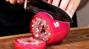 🔥 AI ASMR: Резка Стеклянных Фруктов — Хруст и Релакс