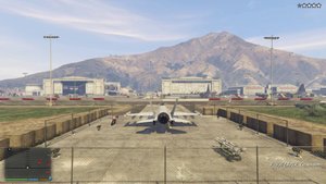 GTA V - Как угнать военный истребитель P-996 LAZER Форт-Занкудо