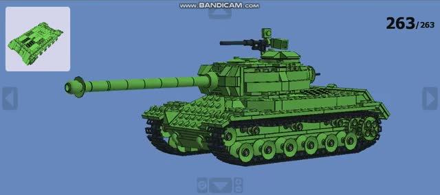 Танк ИС-2 из ЛЕГО (инструкция по сборке) смотреть онлайн