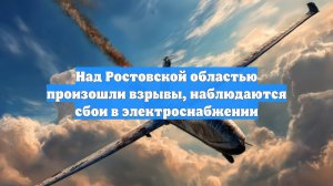 Над Ростовской областью произошли взрывы, наблюдаются сбои в электроснабжении