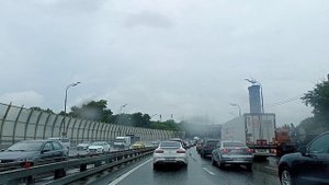 ЛИВЕНЬ В МОСКВЕ! 😱 Застрял в ПРОБКЕ на Садовом (Реальность Мегаполиса)