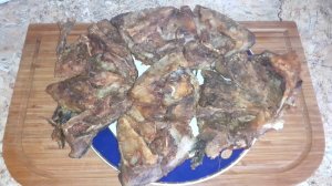 Жареные рыбьи головы
