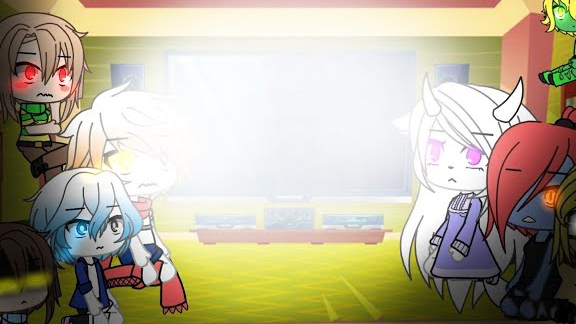 Реакция персонажей Андертейл на клип "Way deeper down " / Гача Лайф смотреть онлайн