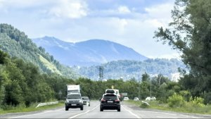 Алтай - дорога до посёлка Чемал