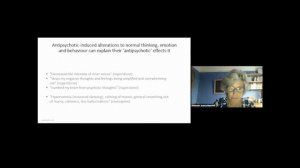 Критическая психиатрия: Длительный прием нейролептиков. Джоанна Монкрифф