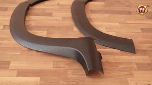 Сравнительное видео накладки на колёсные арки и расширители колёсных арок Renault Duster 2010-н.в.