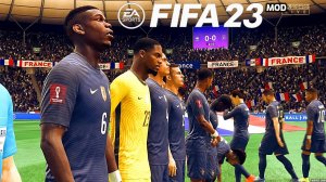 Футбол. Сборная Франции против сборной Германии. FIFA 23. PS4