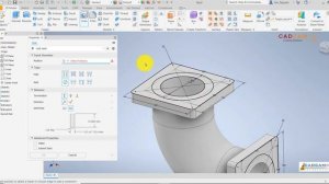 #138 Autodesk Inventor 2020. Патрубок 90-градусов фланцевый
