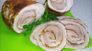 Рулет из свиной грудинки