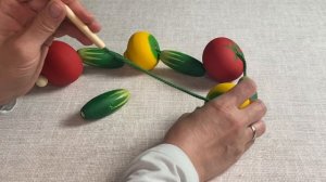 Видеообзор шнуровки Овощи и грибы