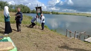 Крёстный ход к пруду для крещения  13 07 2025