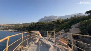 КРЫМ Алупка пляж Воронцовские купальни сегодня 5 августа 2025. Море и погода в Крыму сейчас